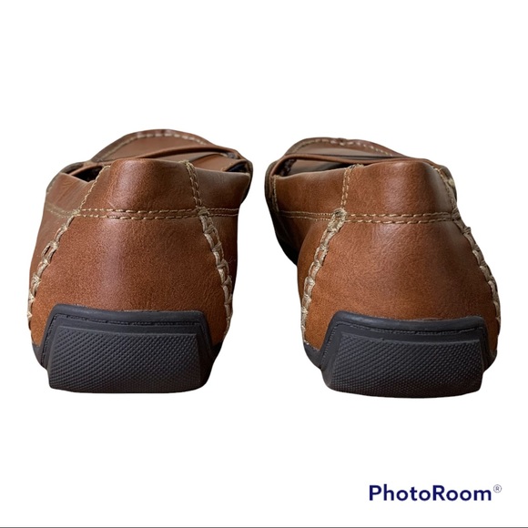 Steve Madden Grab Brown Leather Casual Loafers Size 7 - Picture 5 of 6